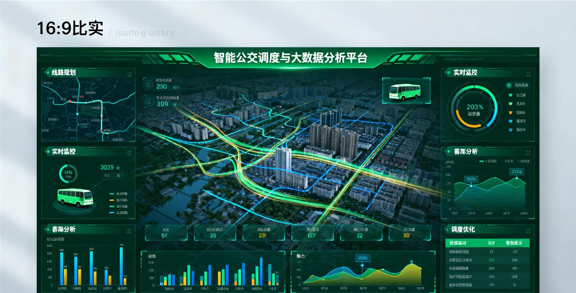 智能公交调度与大数据分析平台
